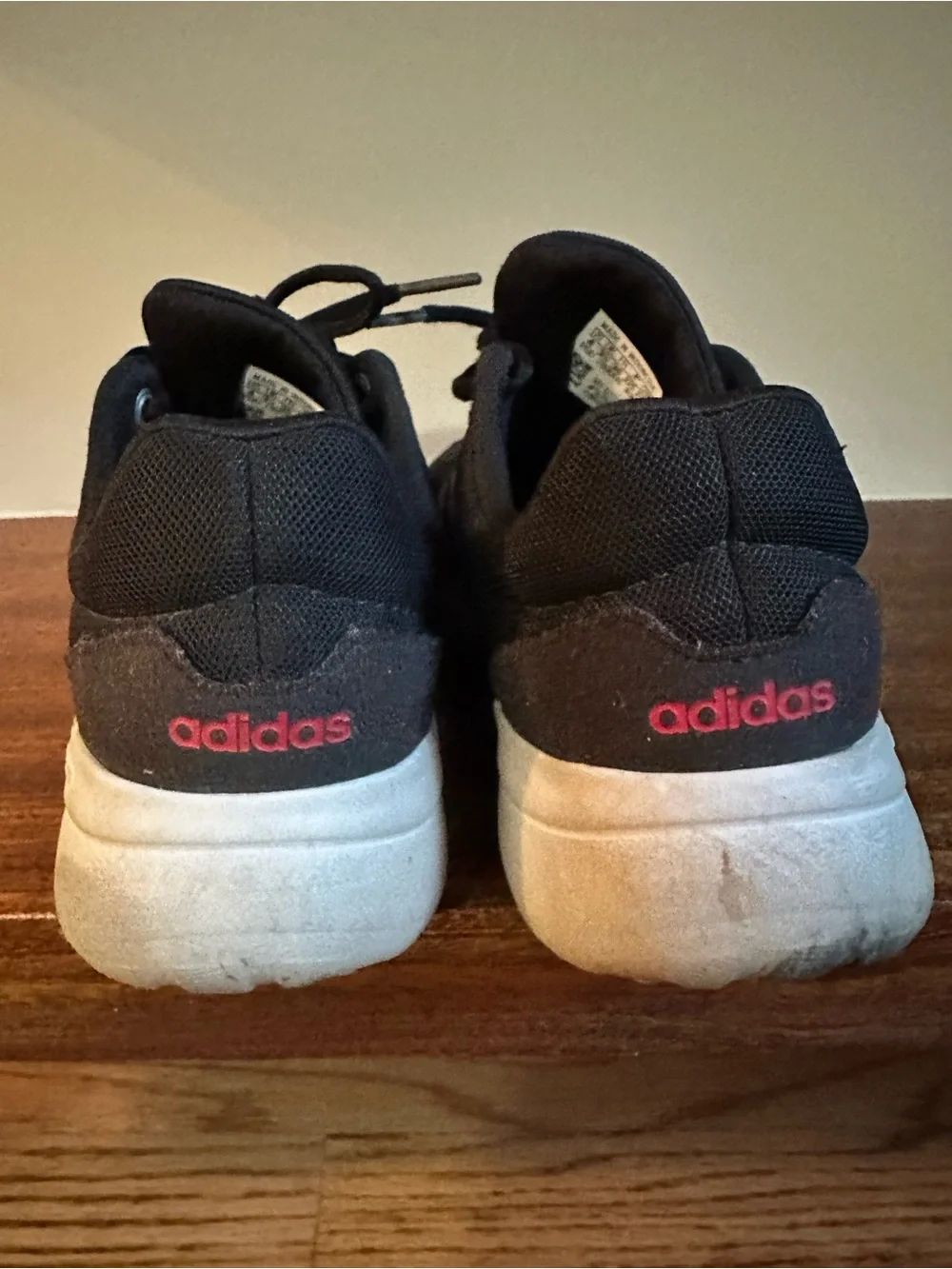 adidas Black and White Kids Athletic Sneakers